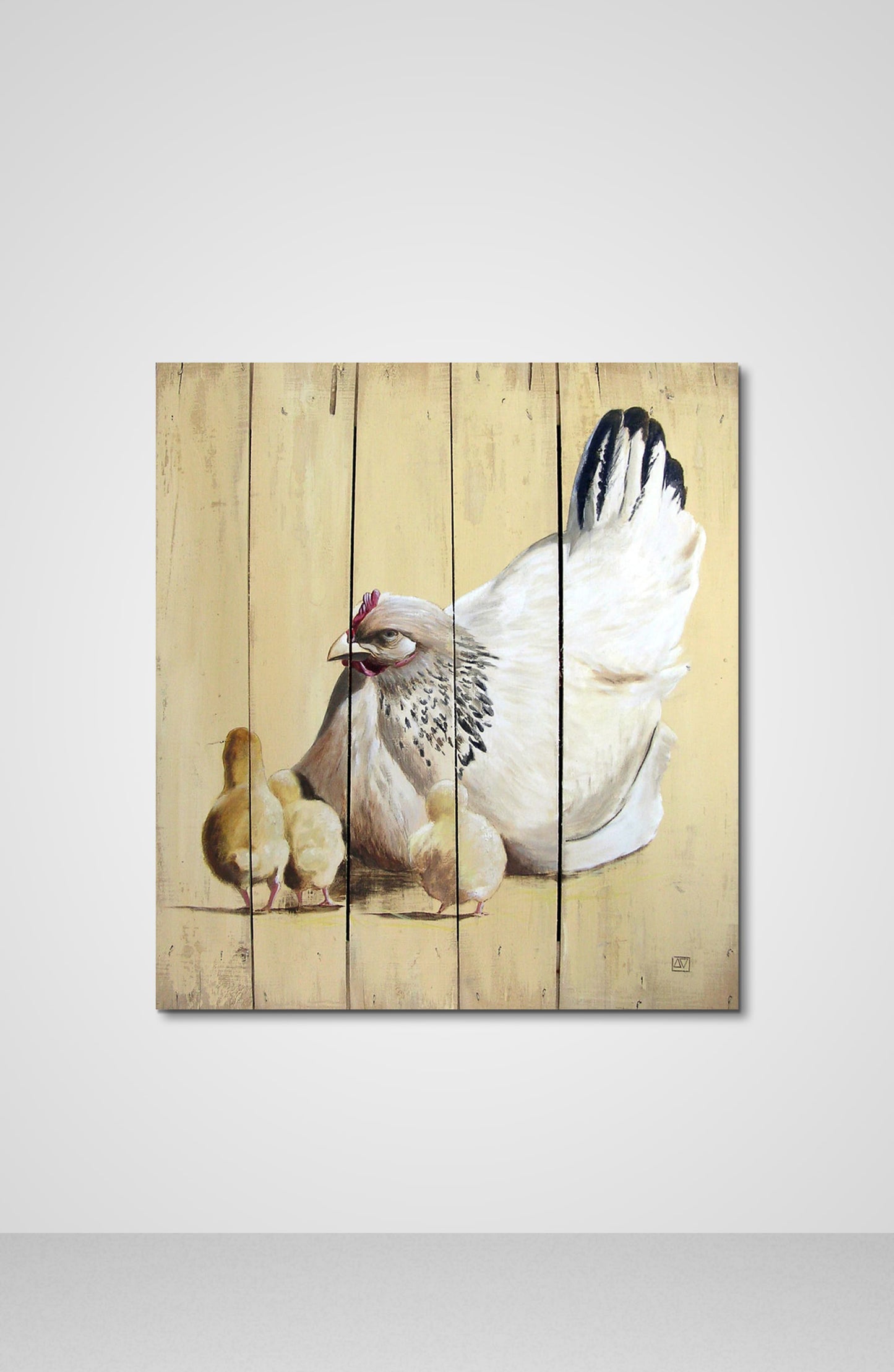 A chicken family