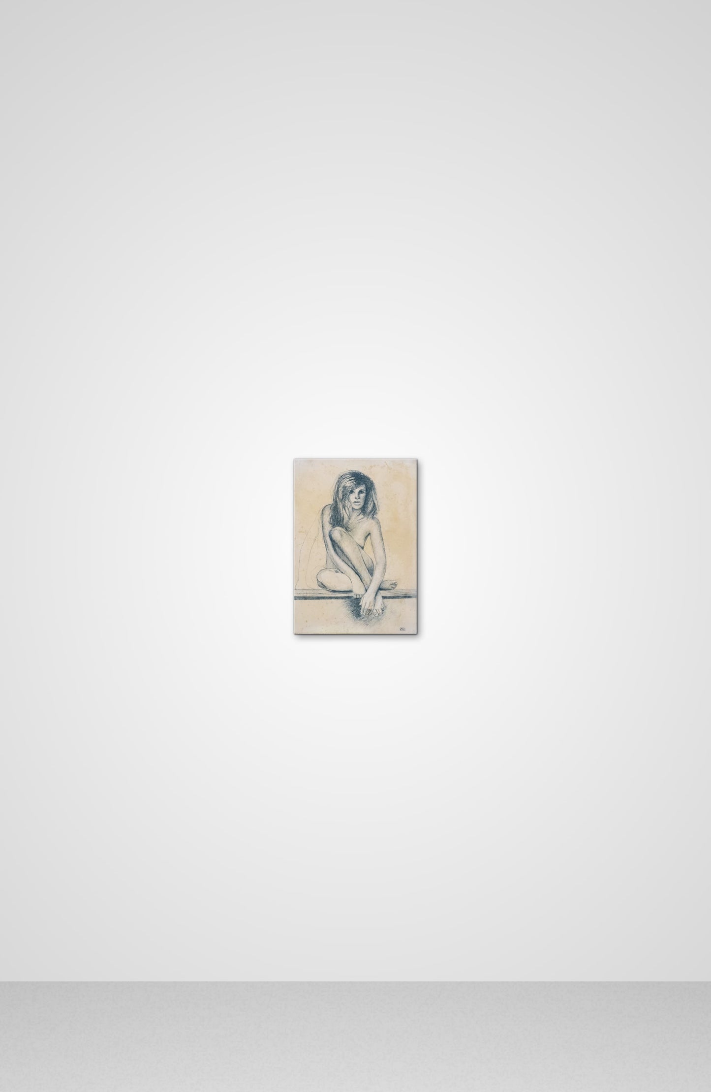 I'm just looking pencil fine art medium nudes Francois AVONS discarded materials