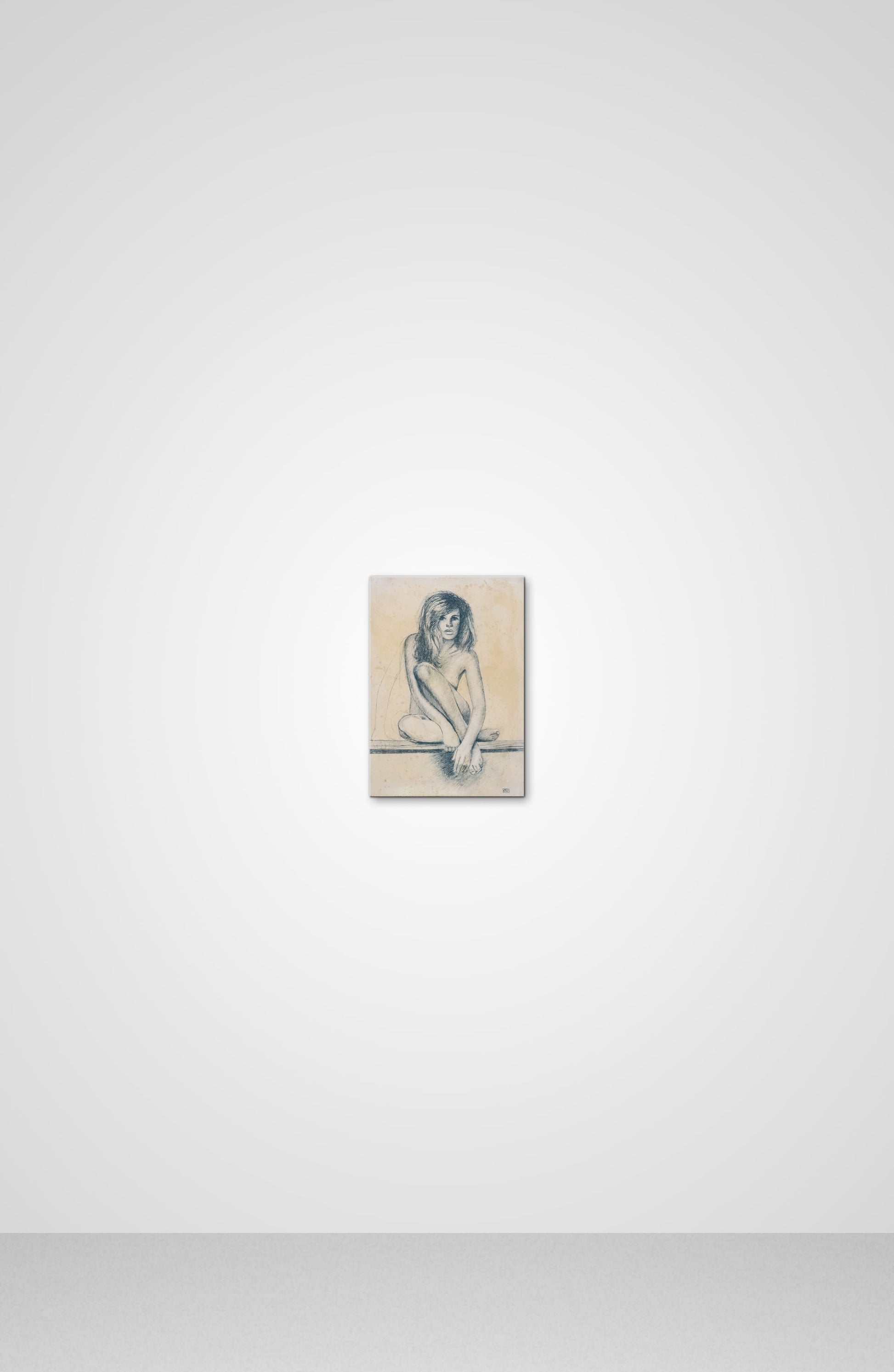 I'm just looking pencil fine art medium nudes Francois AVONS discarded materials