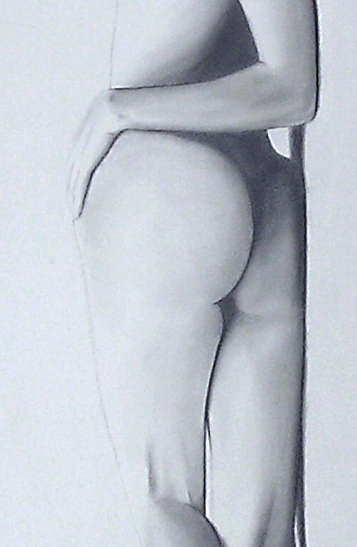 Nude reclining study