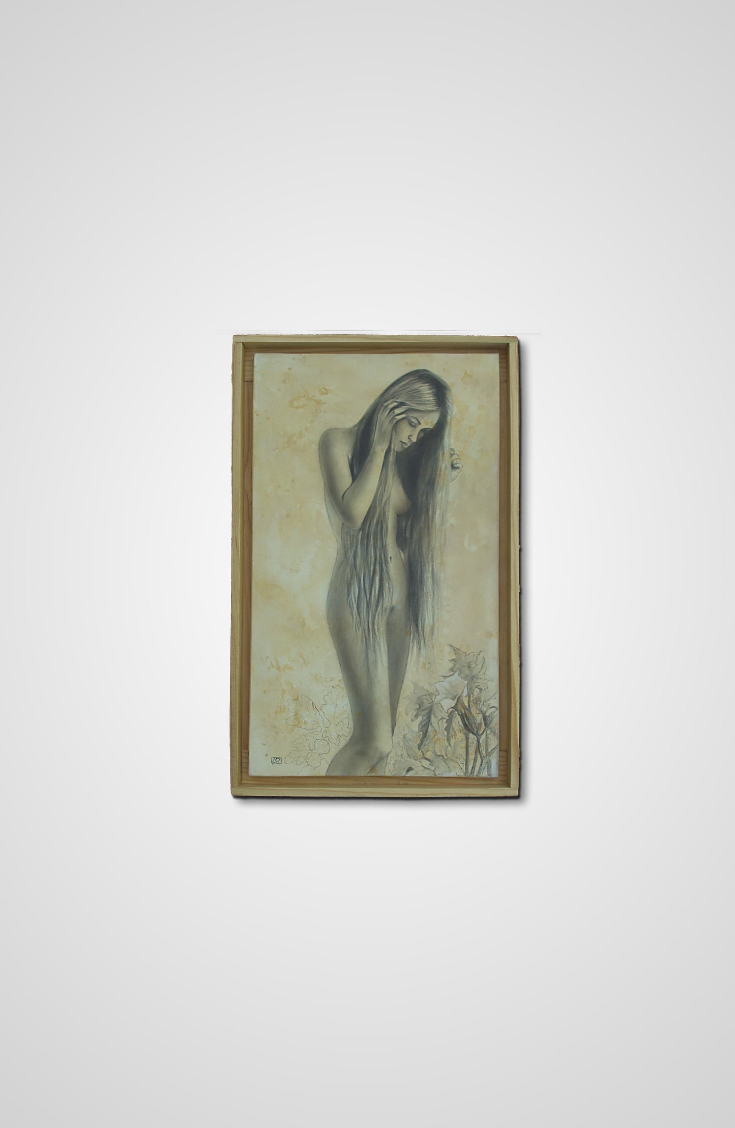 the fairy pencil fine art isorel women Francois AVONS upcycle decor