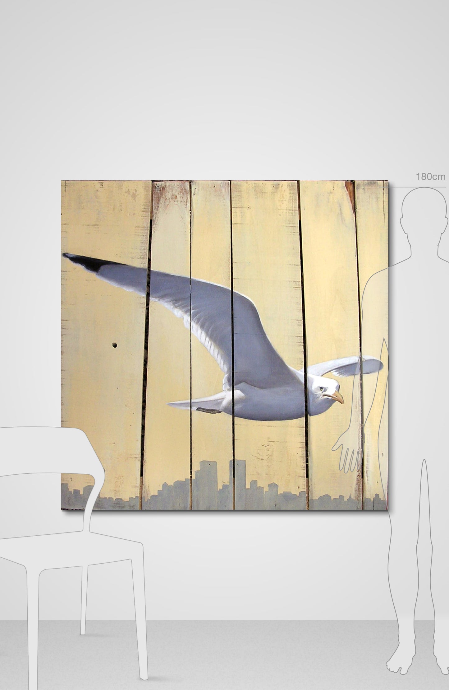 The flying seagul