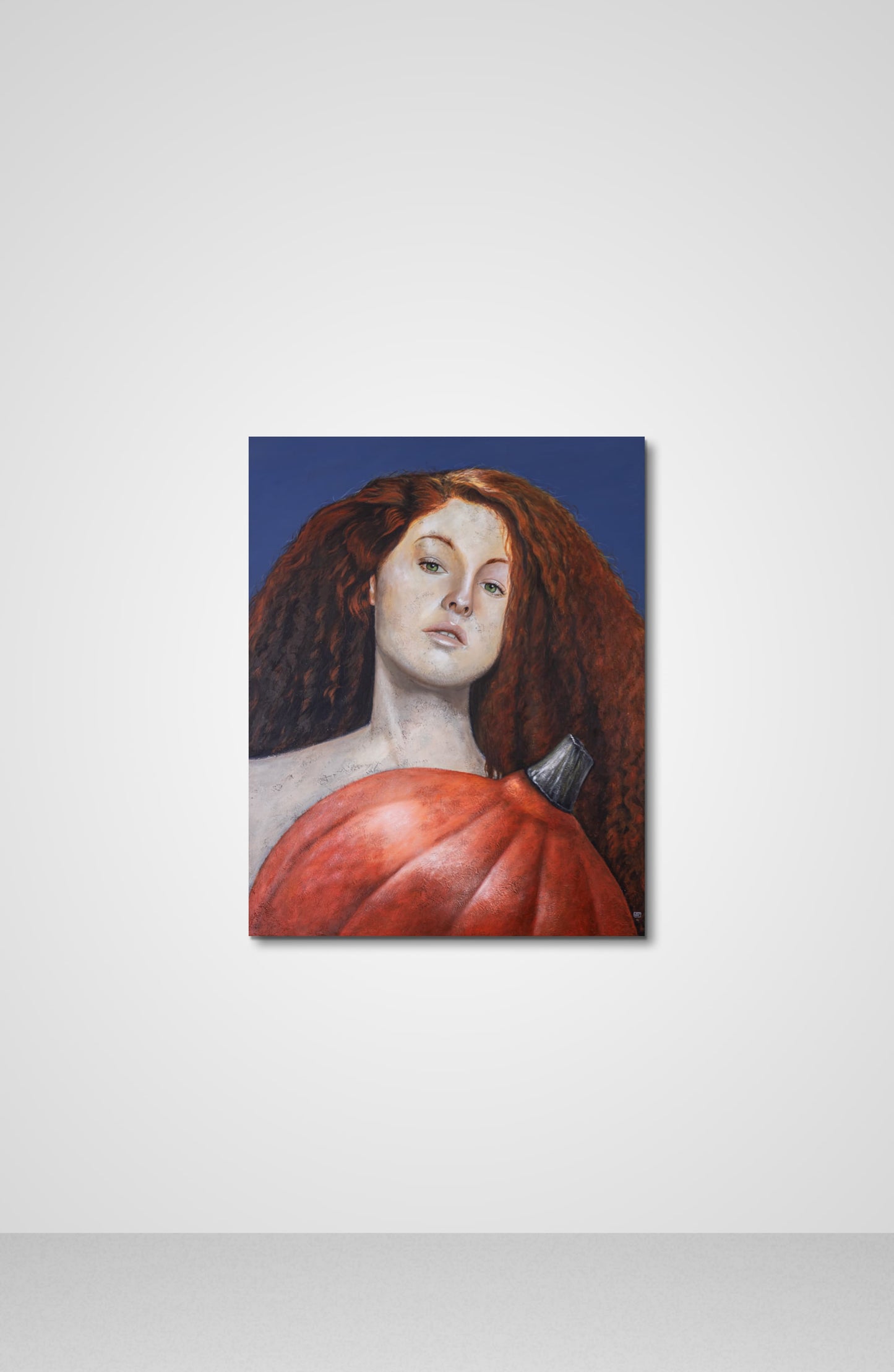 The Girl With A Pumpkin