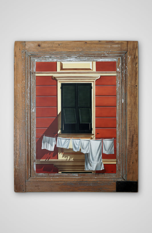 Portofino acrylic aero fine art wooden door still life Francois AVONS wooden door design